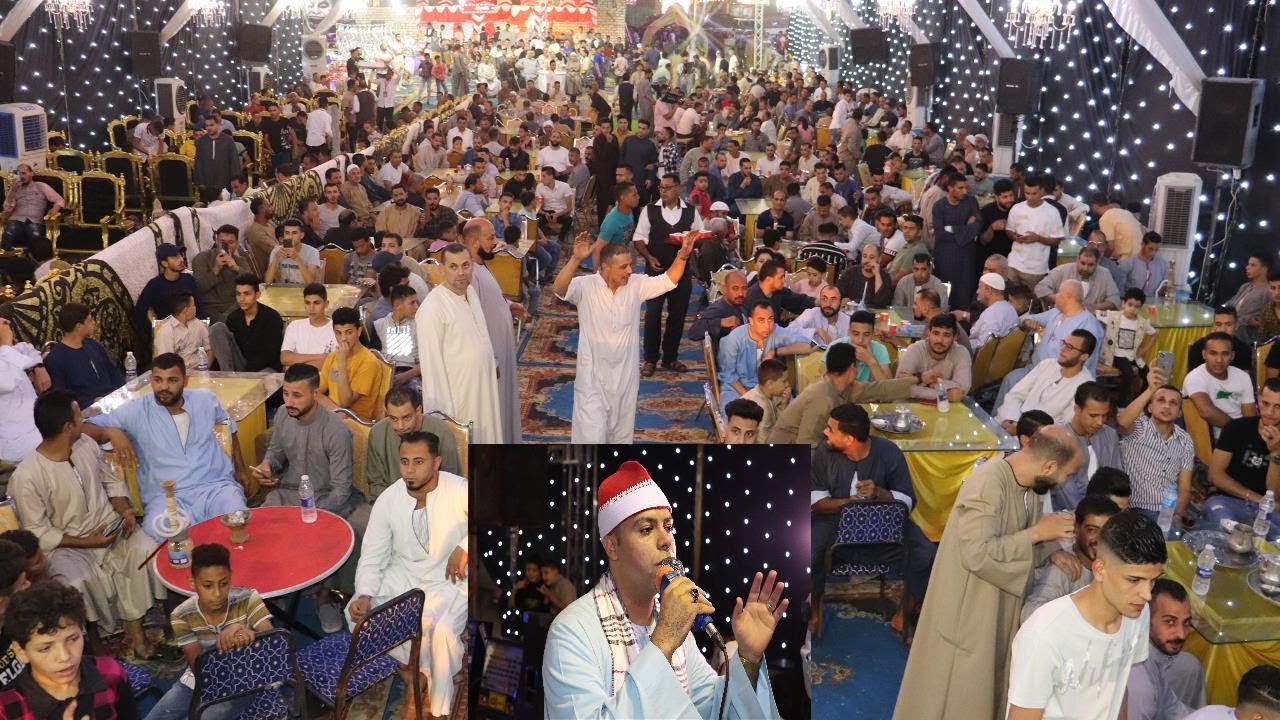 الشيخ شعبان عبد الجيد أخرج الجميع عن شعوره وصمته حفل حناء نجلة المهندس سامح أبوعمر نادر الشهداء