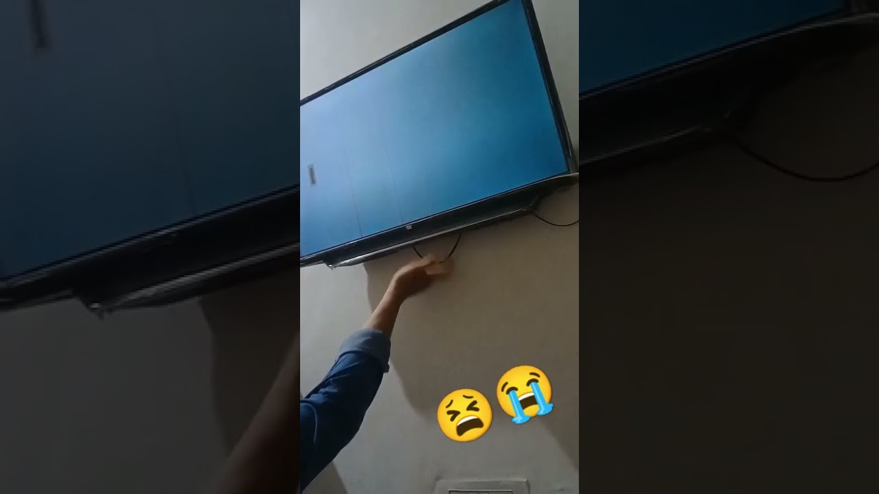 New TV Kharab Ho Gya 😱😭 #shorts #tv