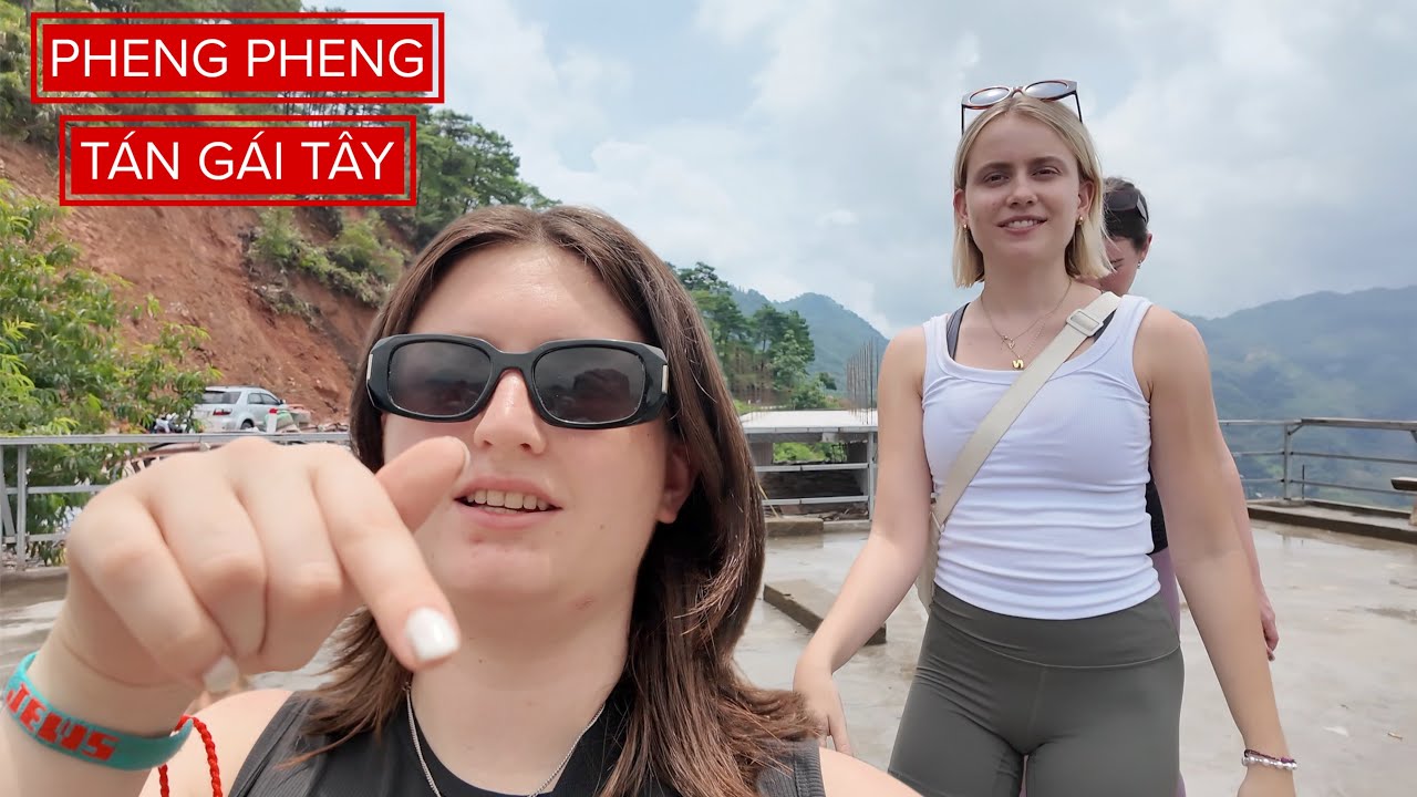 PHENG PHENG TÁN ĐỔ 2 CÔ GÁI TÂY CỰC XINH ĐẾN TỪ HÀ LAN . PHENG PHENG VLOG