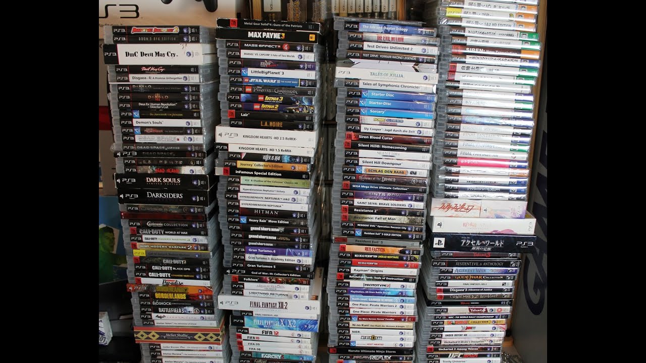 Meine Sony PS3 Spiele Sammlung - Deutsch [März 2016] [ 204 Spiele ]