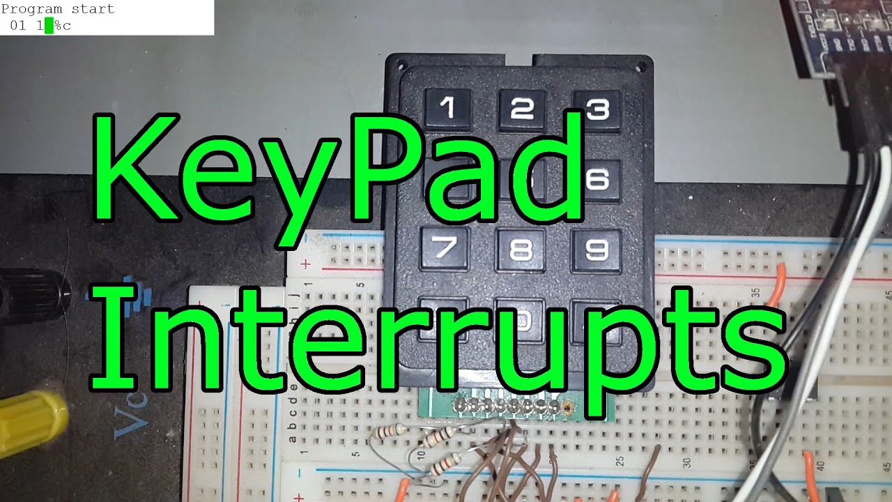 Keypad Interrupts 🔴 PIC Microcontroller Programming Tutorial #22 MPLAB in C