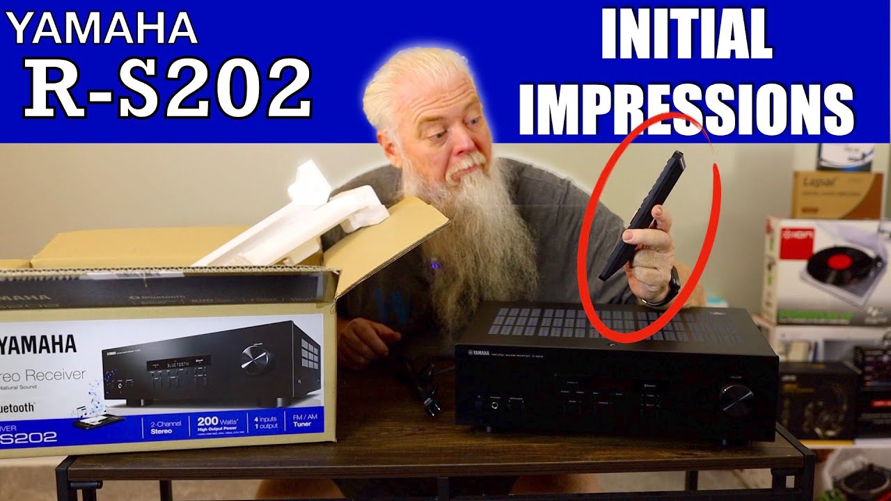 Yamaha R-S202 Stereo Receiver: Unboxing | Initial Impressions