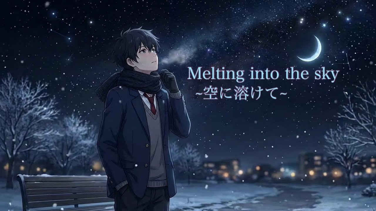 melting into the sky ~空に溶けて~ (World🌔Mxuxn♪) 【夜に聴きたい切ない恋の歌 lofi/chill系MUSICチャンネル】