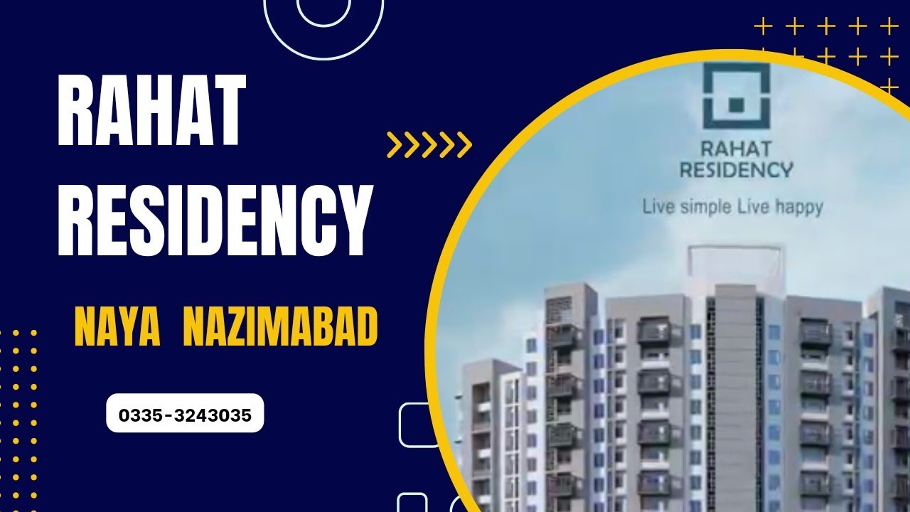 Rahat Residency | 2 Bed DD |  Apartments | Naya Nazimabad  Karachi