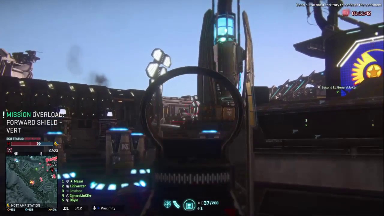 Planetside 2, PS4 gameplay no commentary.