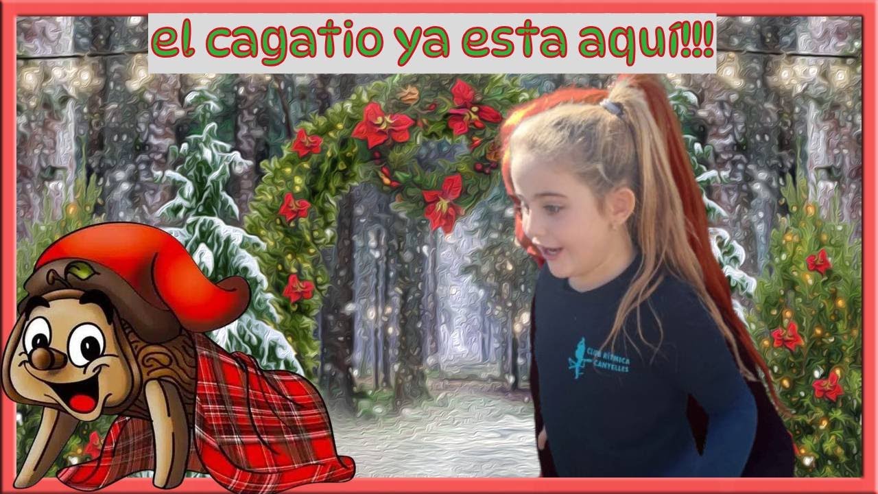buscando al CAGA TIO avellanes y torrons con LEIA Z 2024  tradiciones catalanas para niños