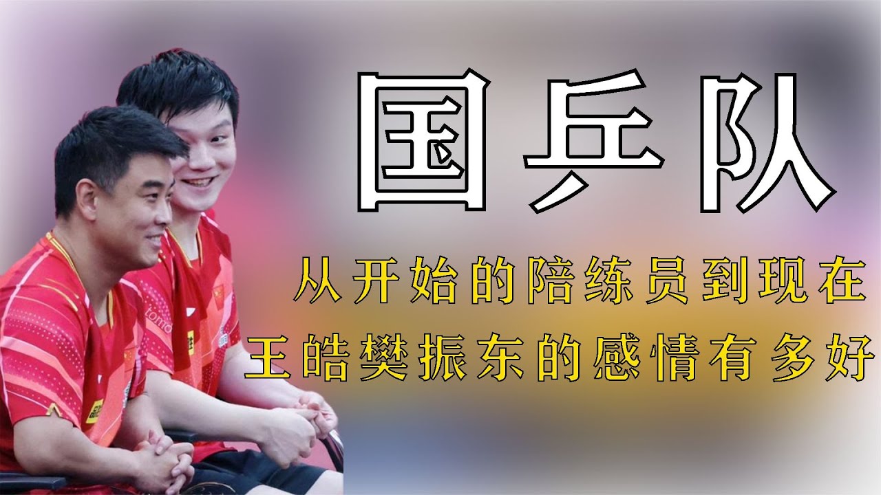 從開始的陪練員到現在的師徒，王皓樊振東的感情有多好