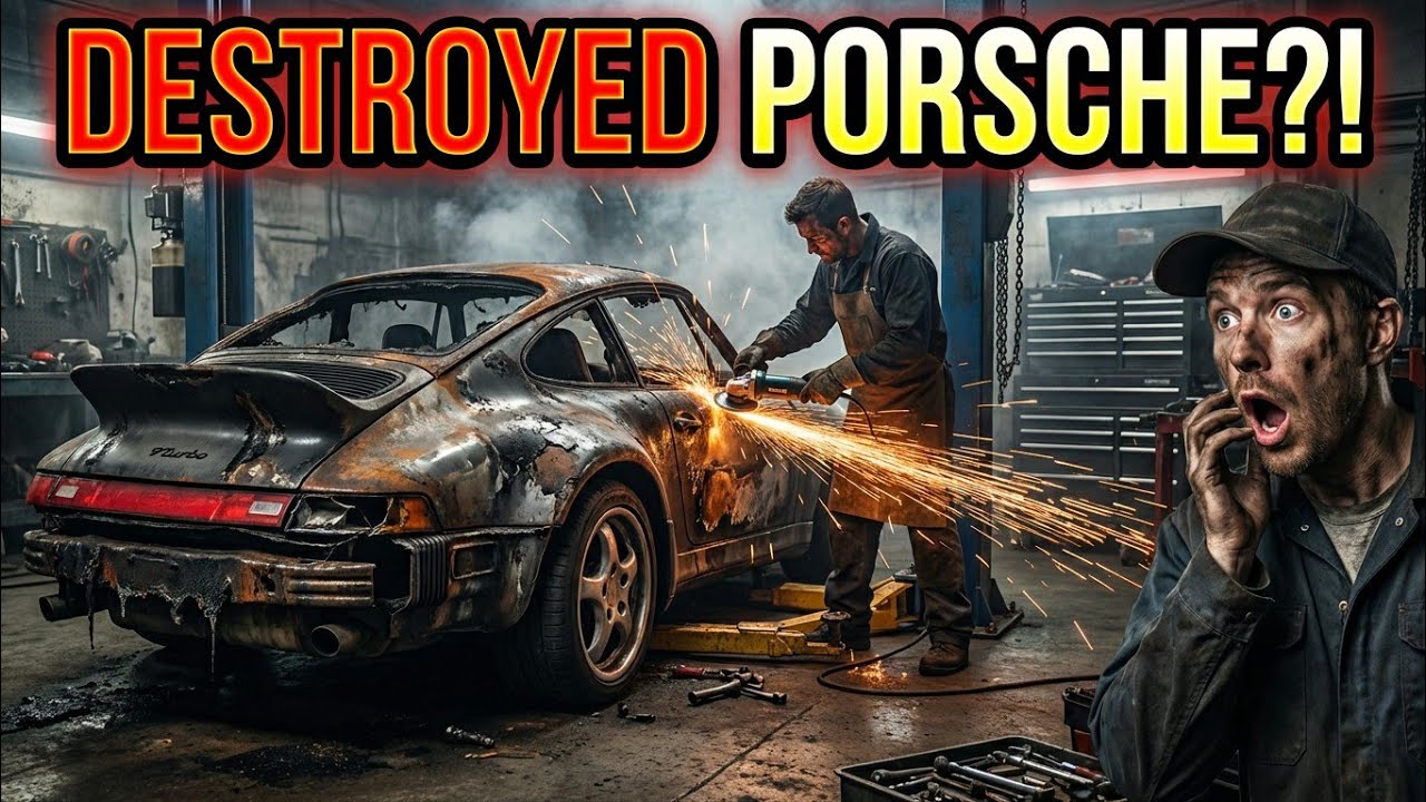 ASMR Burned Porsche 911 Turbo Rebuild — Will It Run Again?