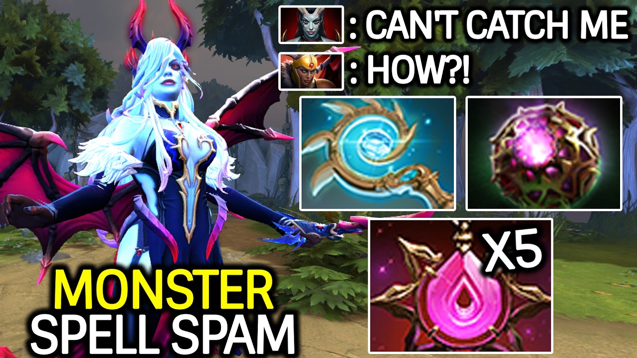 Queen of Pain Counter Build &ndash; Spell Spam Monster Dota 2