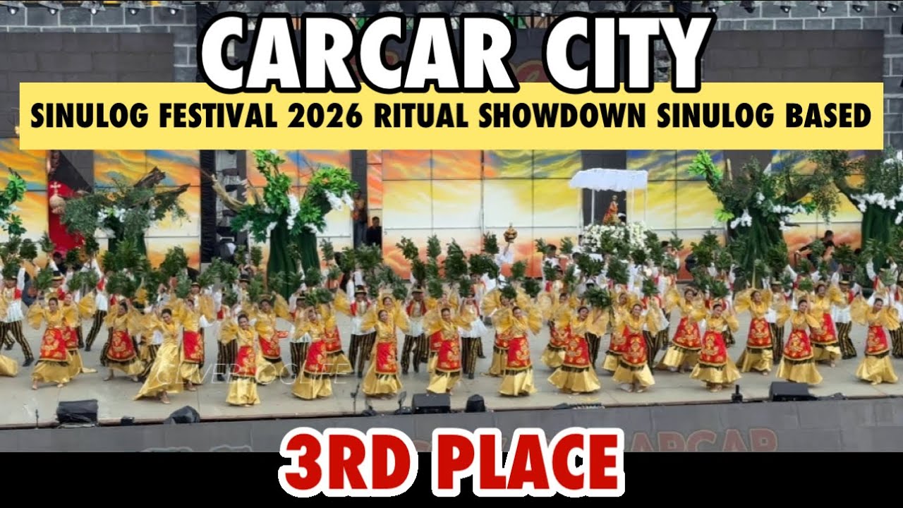 3rd Place ‼️Carcar City Sinulog Festival 2026 Ritual Showdown Sinulog based Category #sinulog2026