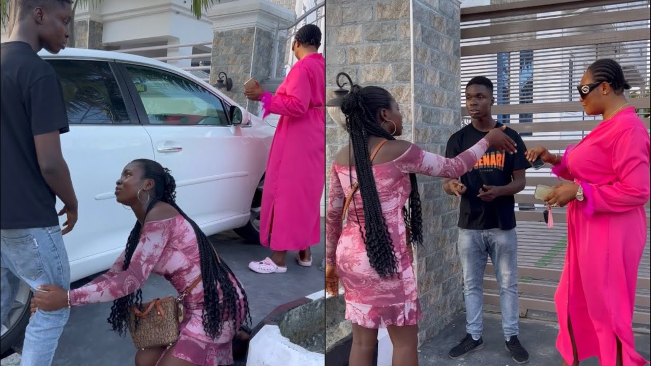 Man decided to surprise his girlfriend who requested for iphone from him, but she shocked him