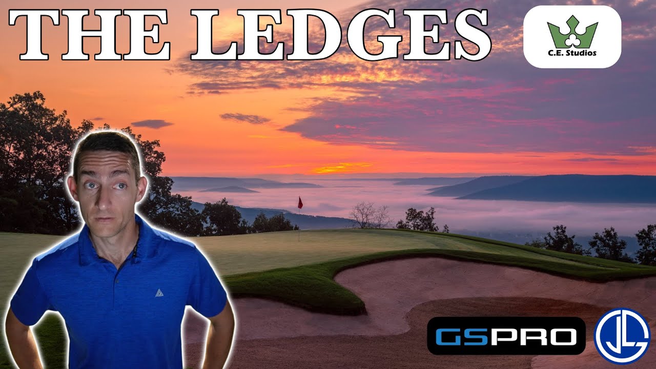 Играем в THE LEDGES на GS Pro! C.E Simgolf снова это сделал!