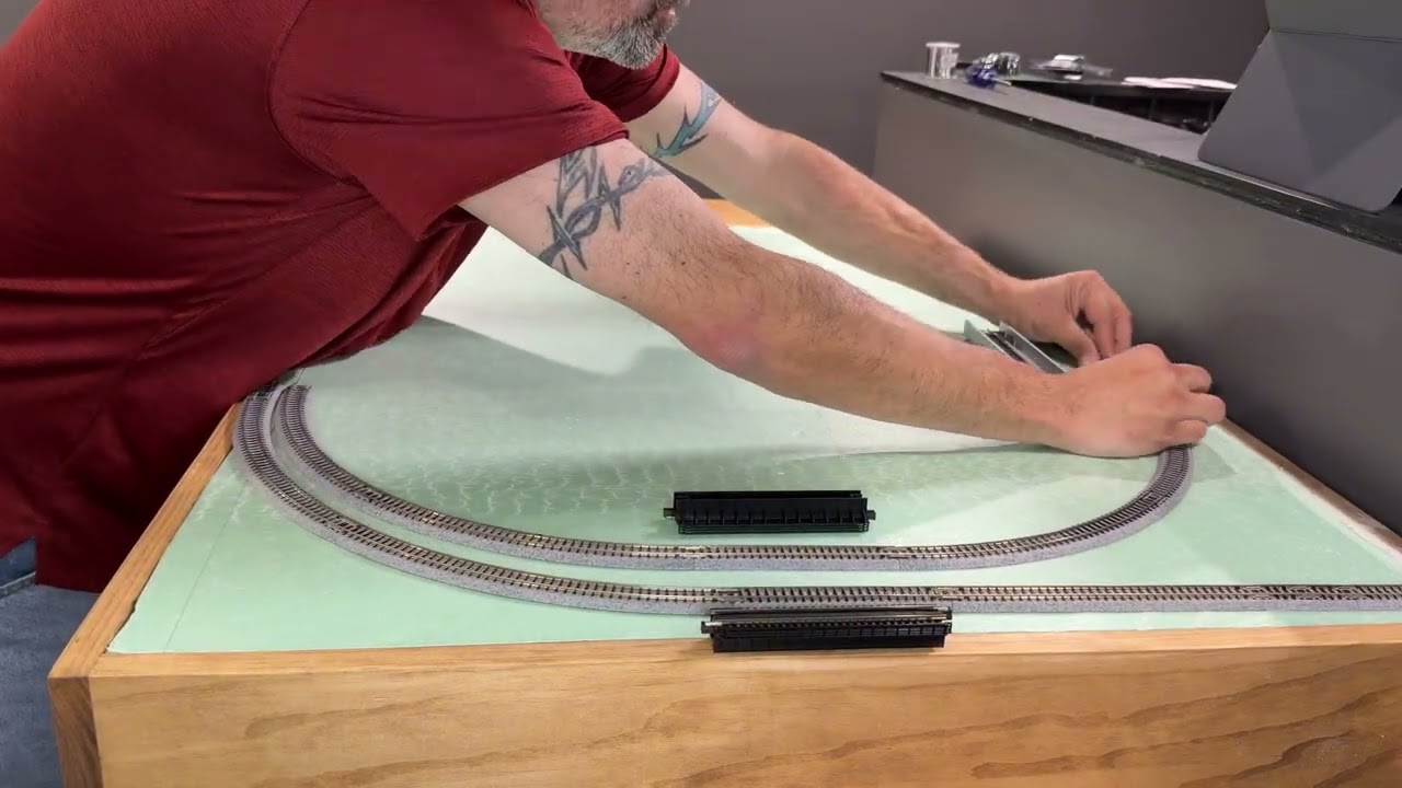Cutting Foam for the N Scale Layout (Track Plan Takes Shape!) | BKMR