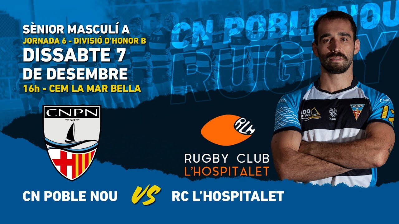 J6 DHB, Sènior Masculí A: CN Poble Nou vs RC l'Hospitalet