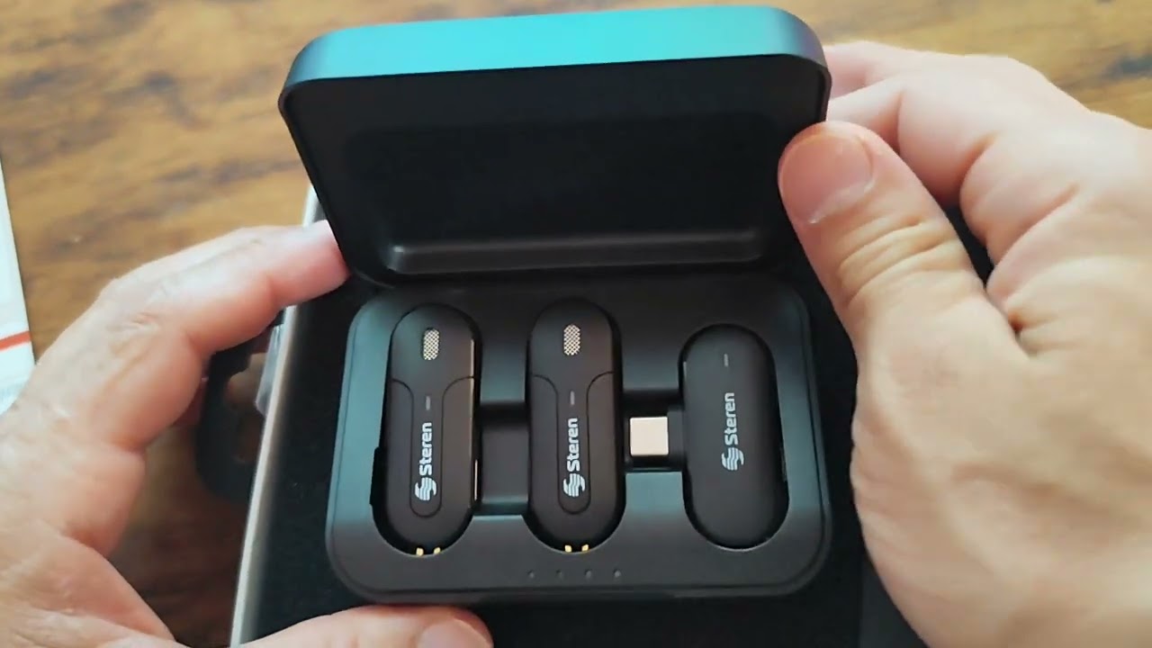 Microfono inalambrico de solapa Steren MIC-9050