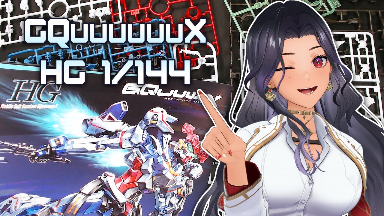 3D FULL BODY GUNPLA HANDCAM: GQuuuuuuX HG 1/144 ❤️🤍💙