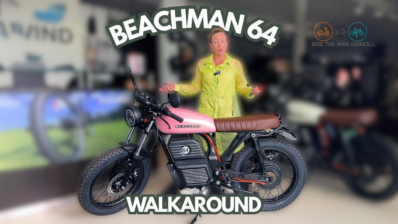 Walkaround | 2025 Beachman 64 Cafe Racer Motorcycle Style Ebike
