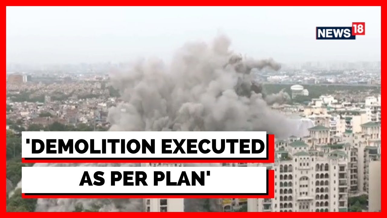 Noida Twin Towers Demolition Live Updates | Supertech Building Destruction | News18 | English News