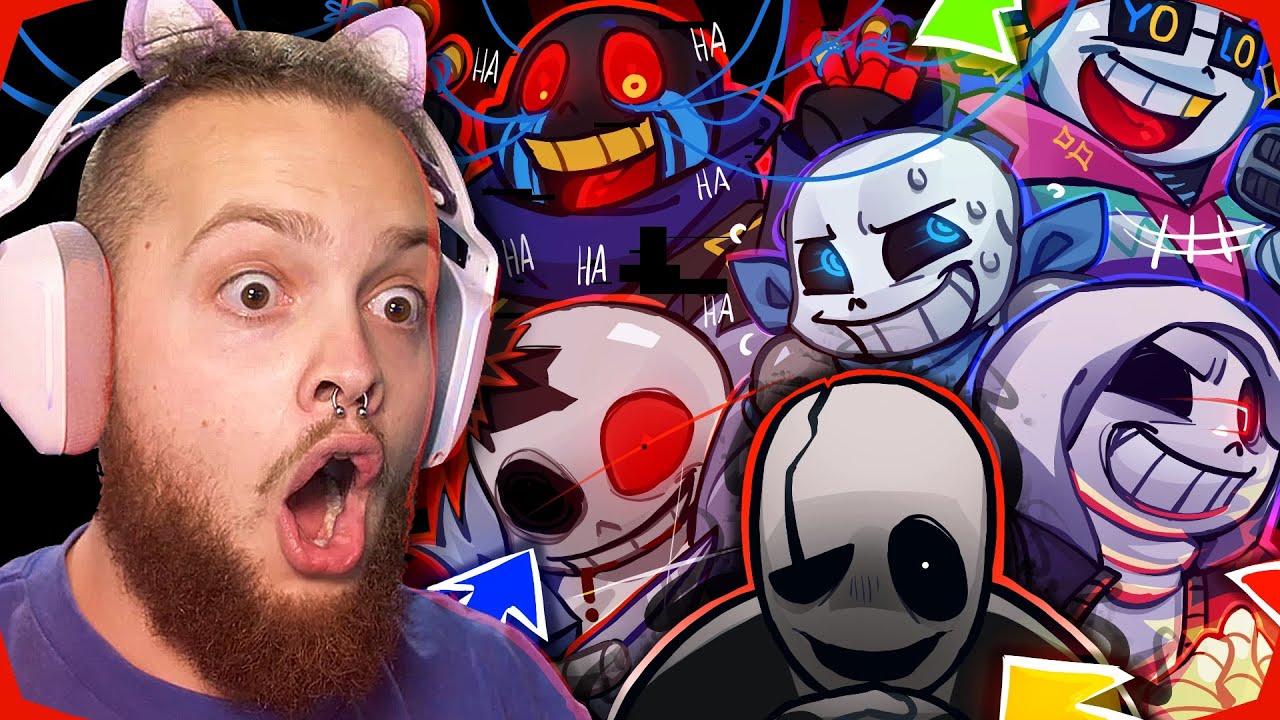 THIS UNDERTALE FNF MOD IS INSANE! (FRIDAY NIGHT DUSTIN' FULL MOD, ALL ENDINGS)