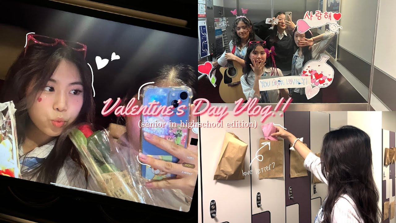 CONFESSING TO MY CRUSH!!! (senior valentine vlog) 💌 🎀