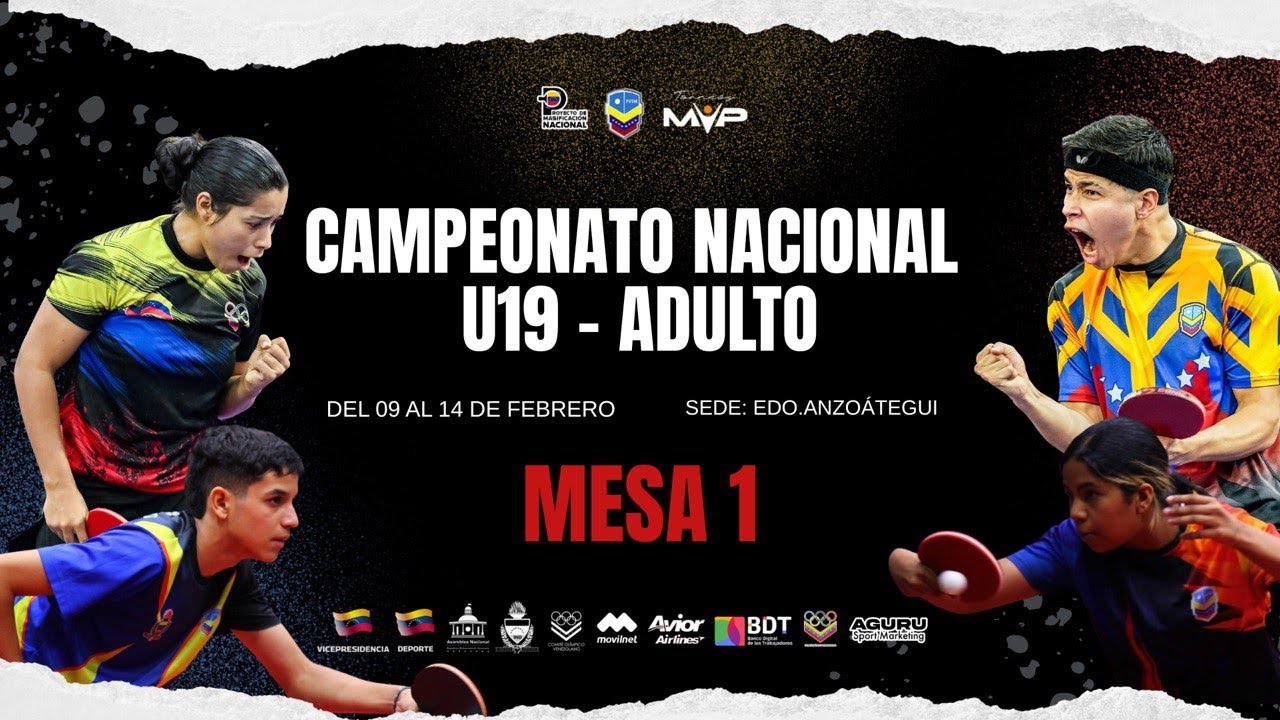 CAMPEONATO NACIONAL U19 - ADULTO  MESA 1