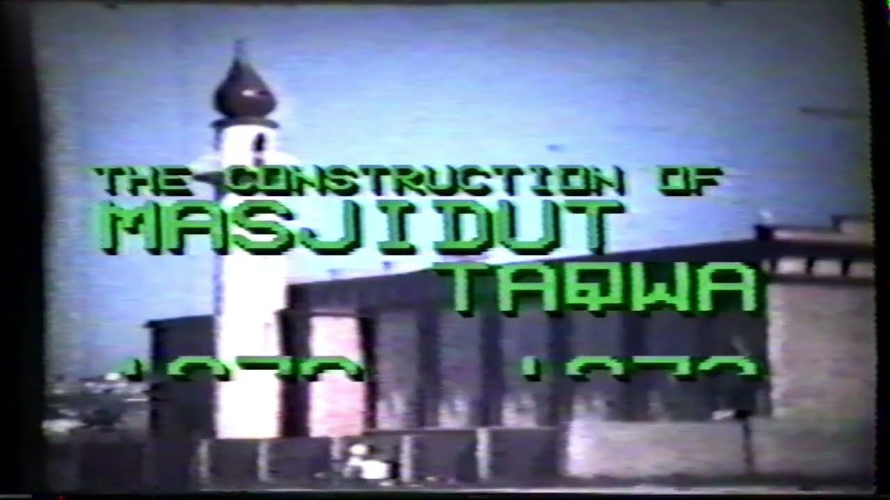 Construction of Masjidut Taqwa (Port Elizabeth) 1970-1973