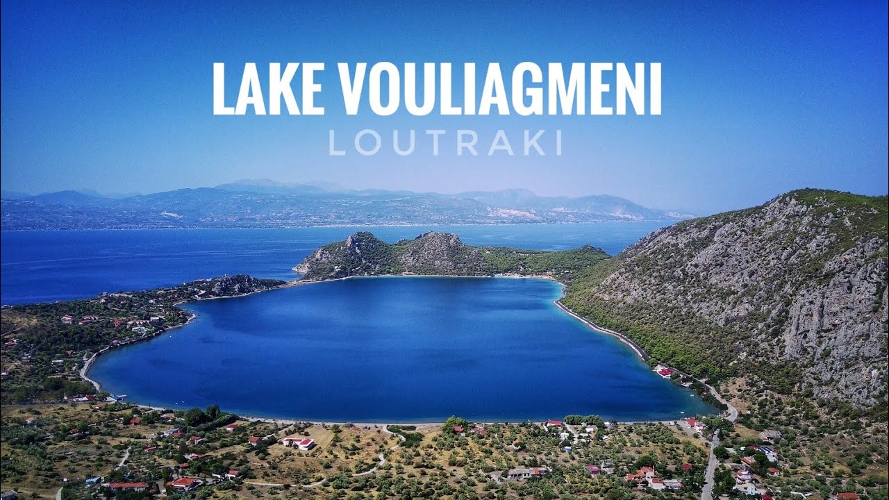 Λίμνη Βουλιαγμένης - Lake Vouliagmeni, Loutraki [By Dronetube_GR]