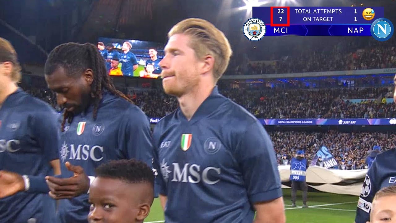 Man City vs Napoli (2-0): Kevin de Bruyne back at Etihad