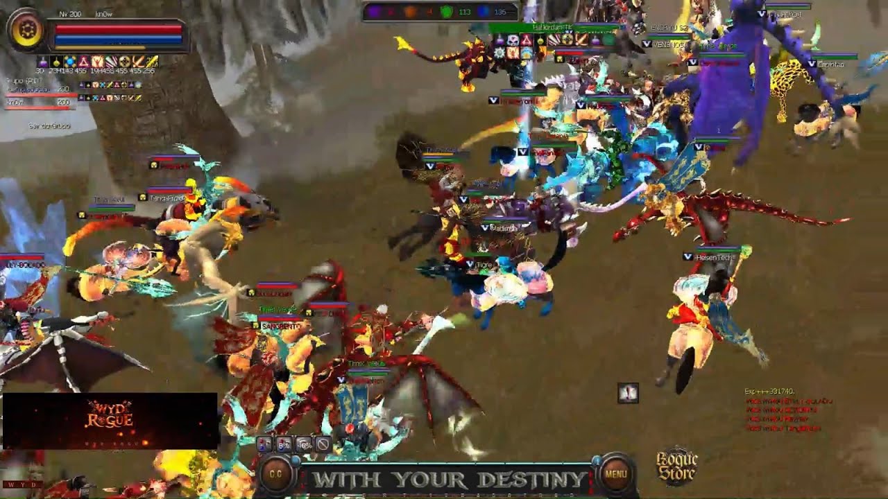 WYD ROGUE - É TRETA NO BOSS DAS 
