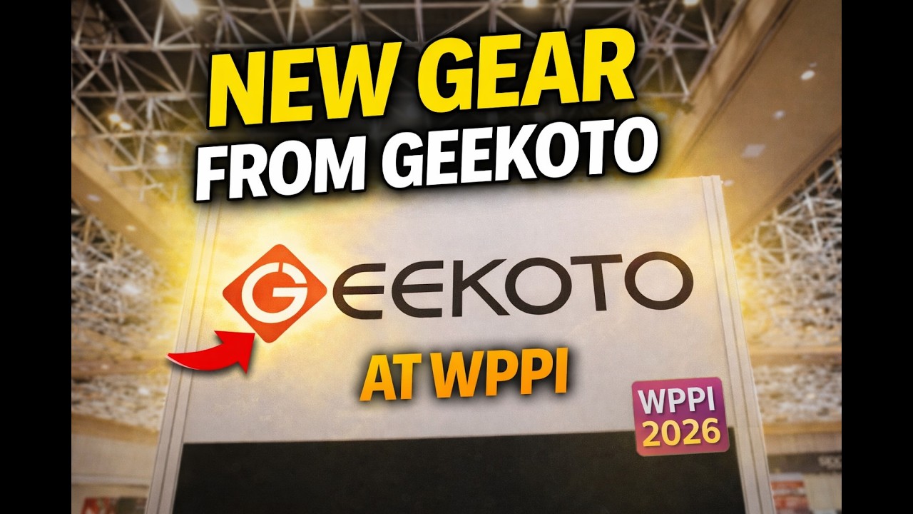 Осветительное оборудование Geekoto на выставке WPPI | Вспышки, RGB-светильники и автоматические ш...