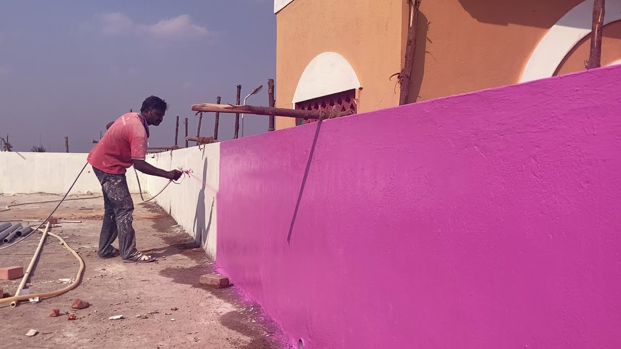 Super fast Spray Painting for home | Just 30-mins for a floor