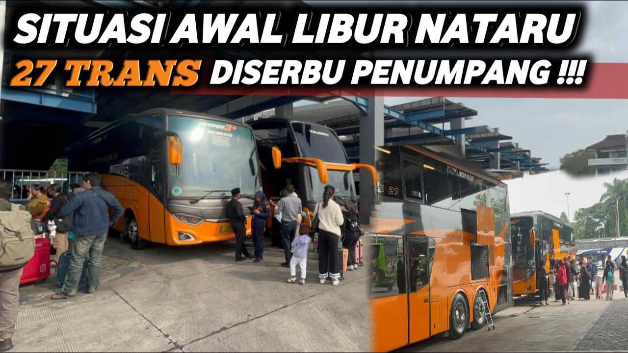 PANTAUAN AWAL LIBUR NATARU TERMINAL ARJOSARI‼️PO 27 TRANS JADI PILIHAN MUDIK PARA MAHASISWA 