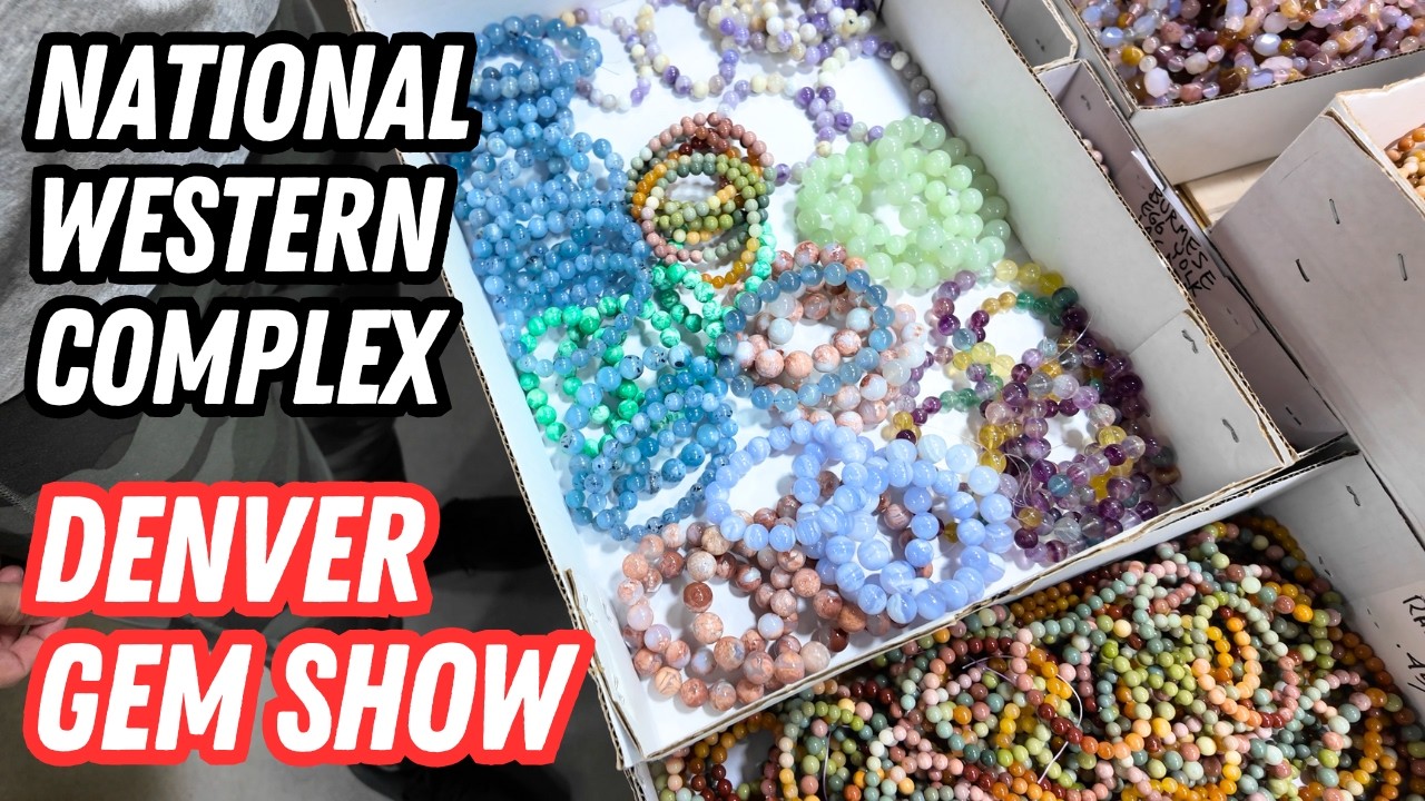Denver Gem Show 2025 | Day 2 | National Western Complex | Crystal Shop with Me