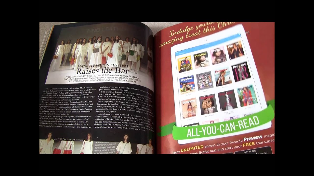 Preview Magazine Feat Nadine Lustre - Dec, 2015
