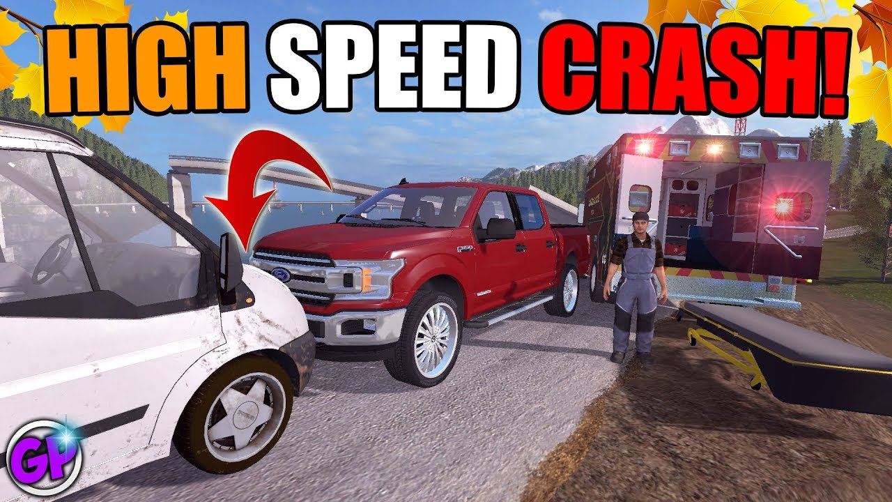 FIRST RESPONDERS: HIGH SPEED CRASH | WITH SPENCER TV! |FARMING SIMULATOR 2017