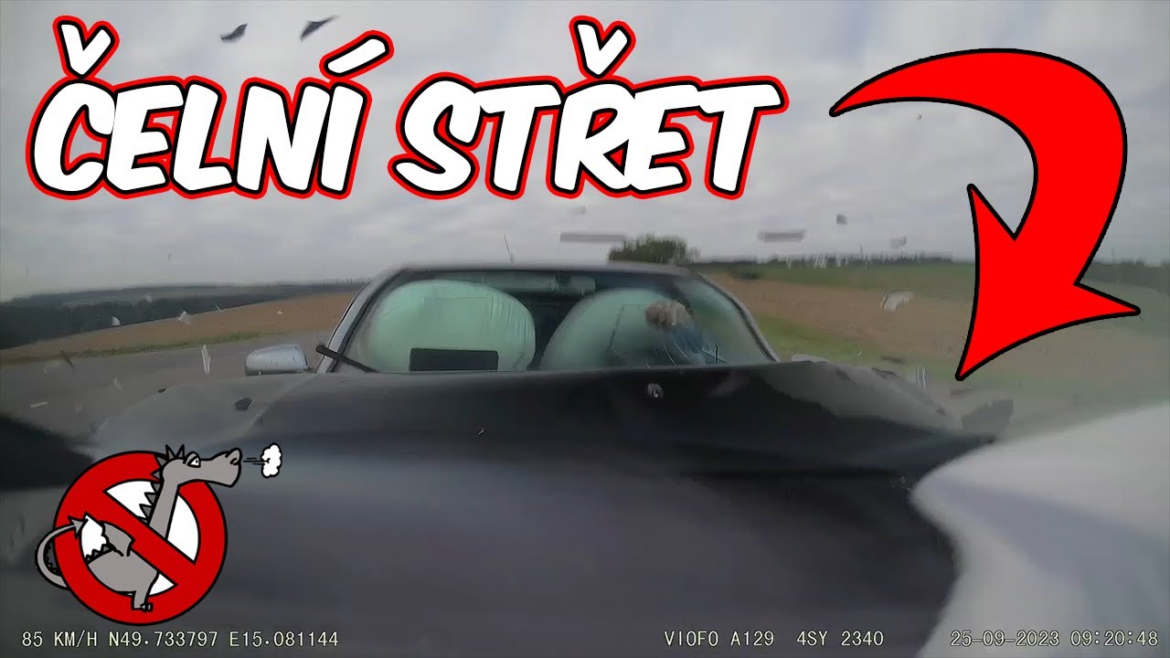 Vypadlo z kočárku na silnici, předjíždí jak šílenec, zmáčkla ho dodávka a čelní střet - Dashcam #89