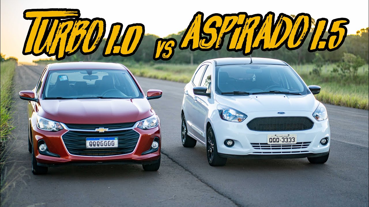 FORD KA 1.5 VS ONIX 1.0 TURBO QUEM ANDA MAIS?