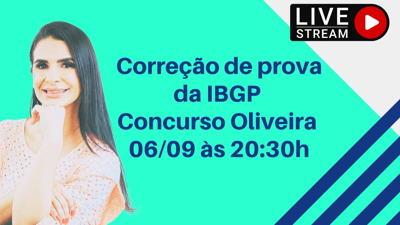 Correção de prova banca IBGP