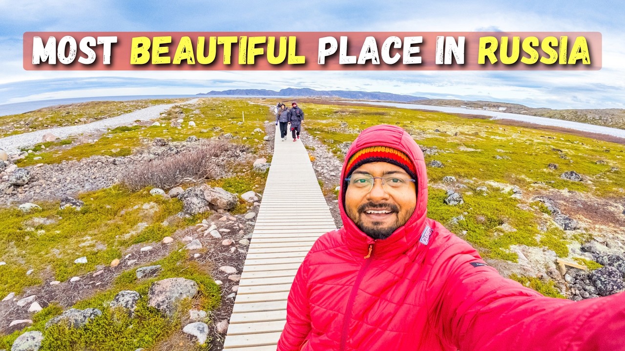 MOST REMOTE ARCTIC VILLAGE 🇷🇺 Teriberka | Murmansk Russia Travel | India to Russia Tour