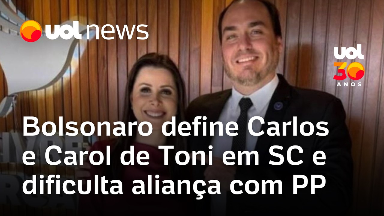 Bolsonaro define Carlos e Carol de Toni para o Senado em SC e dificulta aliança com PP