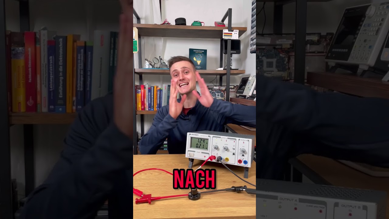 [GEL&Ouml;ST] Mythos Stromrichtung: physikalisch vs. technisch 💡#shorts