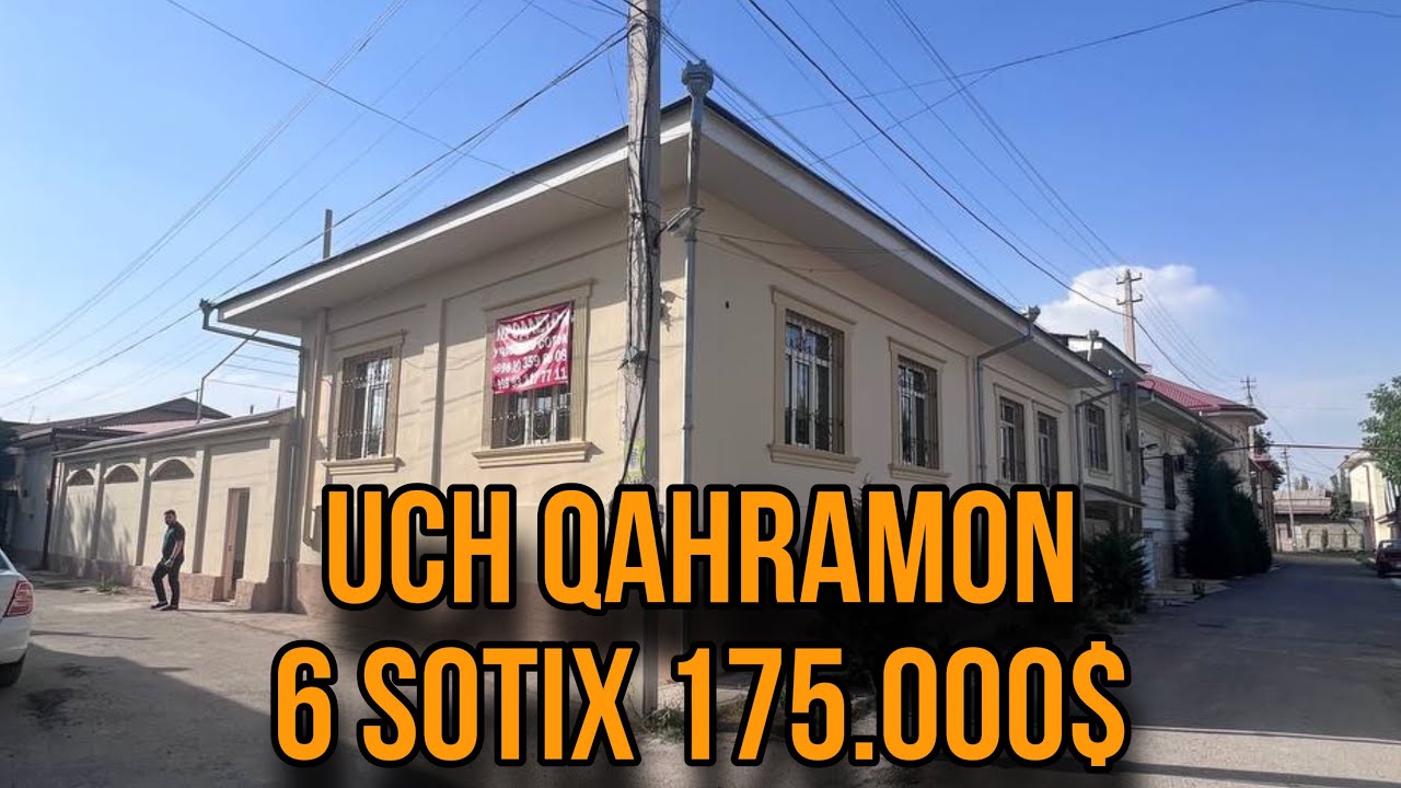 Toshkent tumani Uch qahramon Parvoz mahallada 6 sotix 175.000$