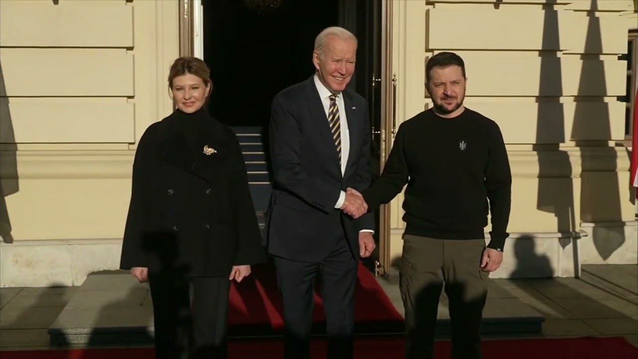 Biden makes surprise visit to Ukraine as Russia war nears 1 year anniversary