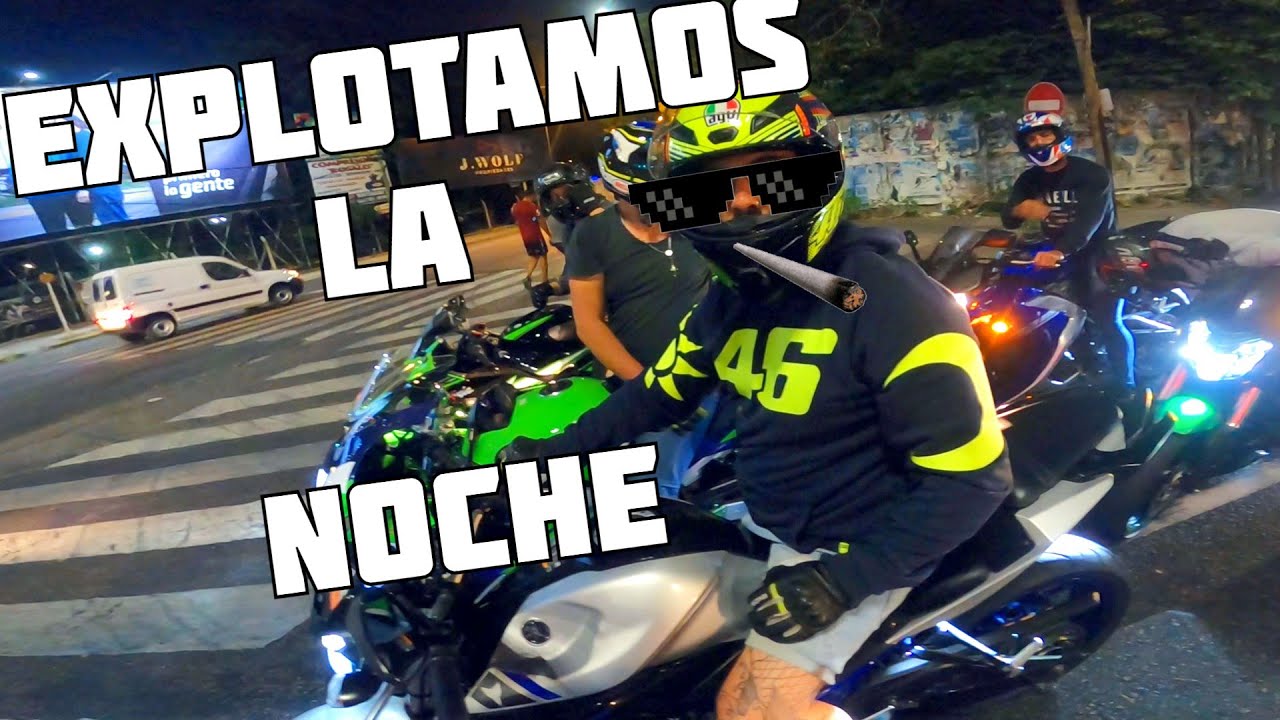 🌙 SALGO con la BMW S1000RR de NOCHE  🚀 Vueltin por CABA - NIGHT RIDE