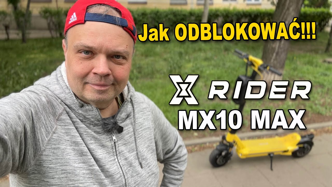 Hulajnoga elektryczna Xrider MX10 MAX JAK ODBLOKOWAĆ kr&oacute;tki poradnik ;)