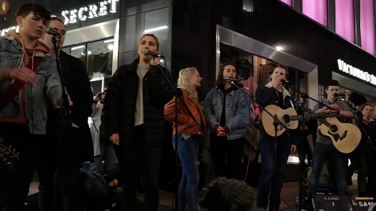 DCT Buskers Impromptu Jam 9 Someone You Loved live from Grafton Street