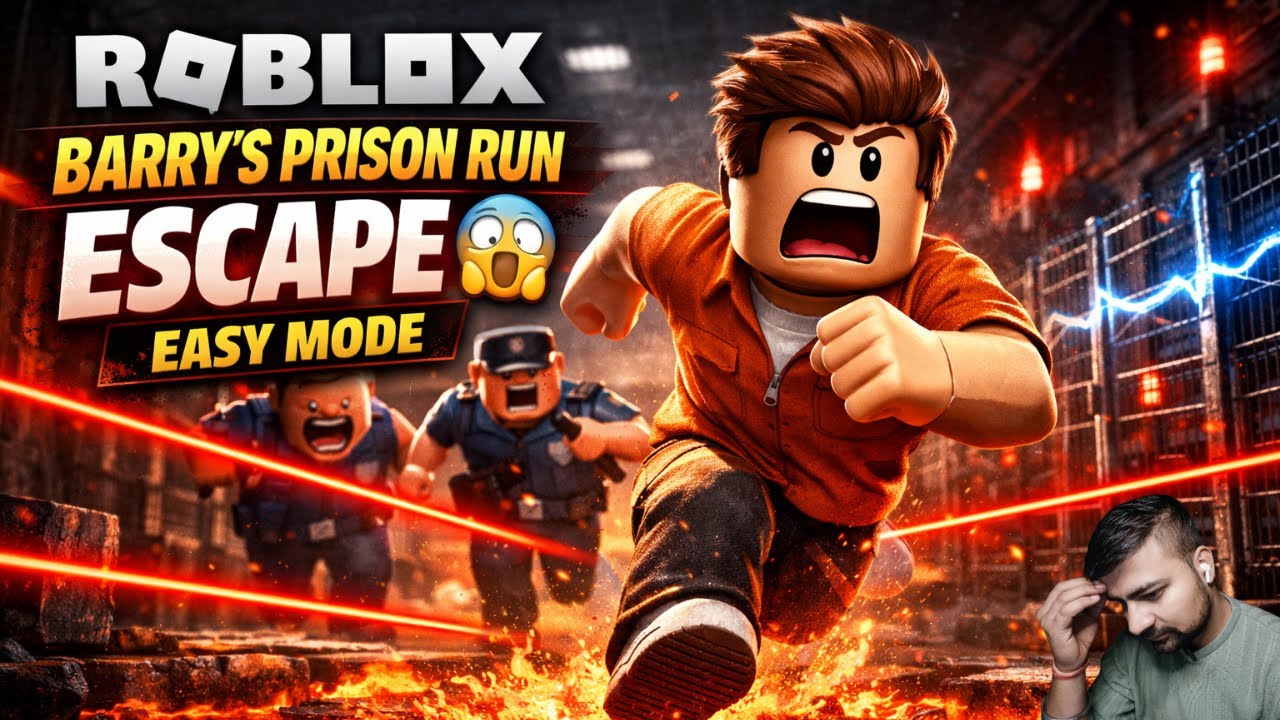 Barry’s Prison Run | Impossible Prison Escape Gameplay | Easy Mode | ROBLOX @GamingYashSaini