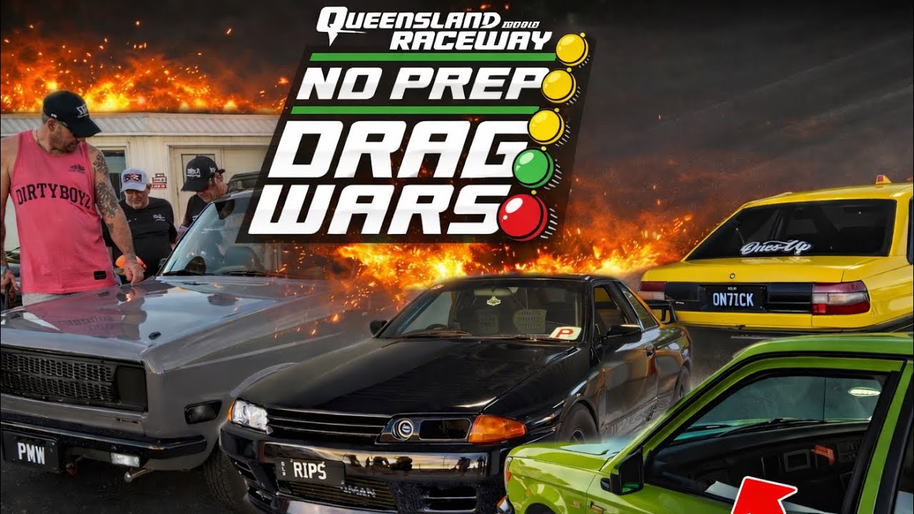 Queensland raceway no prep drag racing 