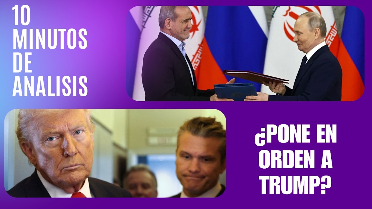 PUTIN HABLA CON TRUMP SOBRE IRAN; ¿EL PRESIDENTE DE EUA COMIENZA A PANDEARSE?