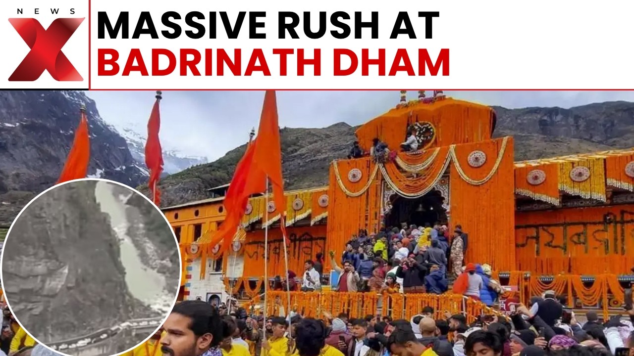 Massive Rush Of Devotees Witnessed At Badrinath Dham In Uttarakhand | NewsX